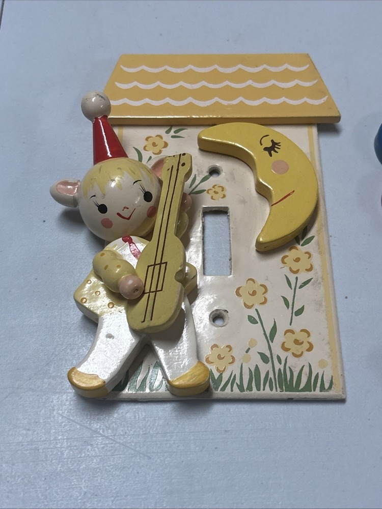 Two Vintage Light Switch Covers