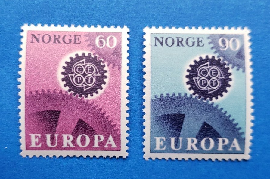 Norway Stamps, Scott 504-505 Complete Set MNH