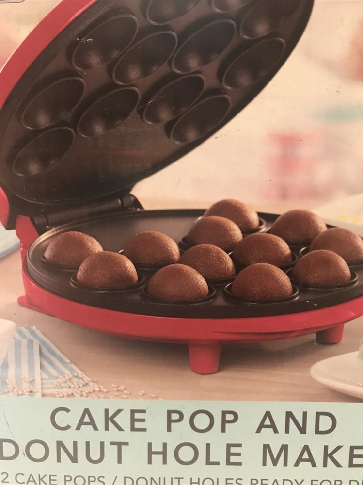 Homemade Cake Pop and Donut Hole Maker RED