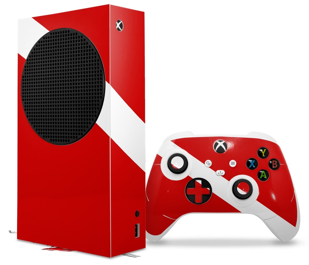 Skins XBOX Series S Console Controller Dive Scuba Flag