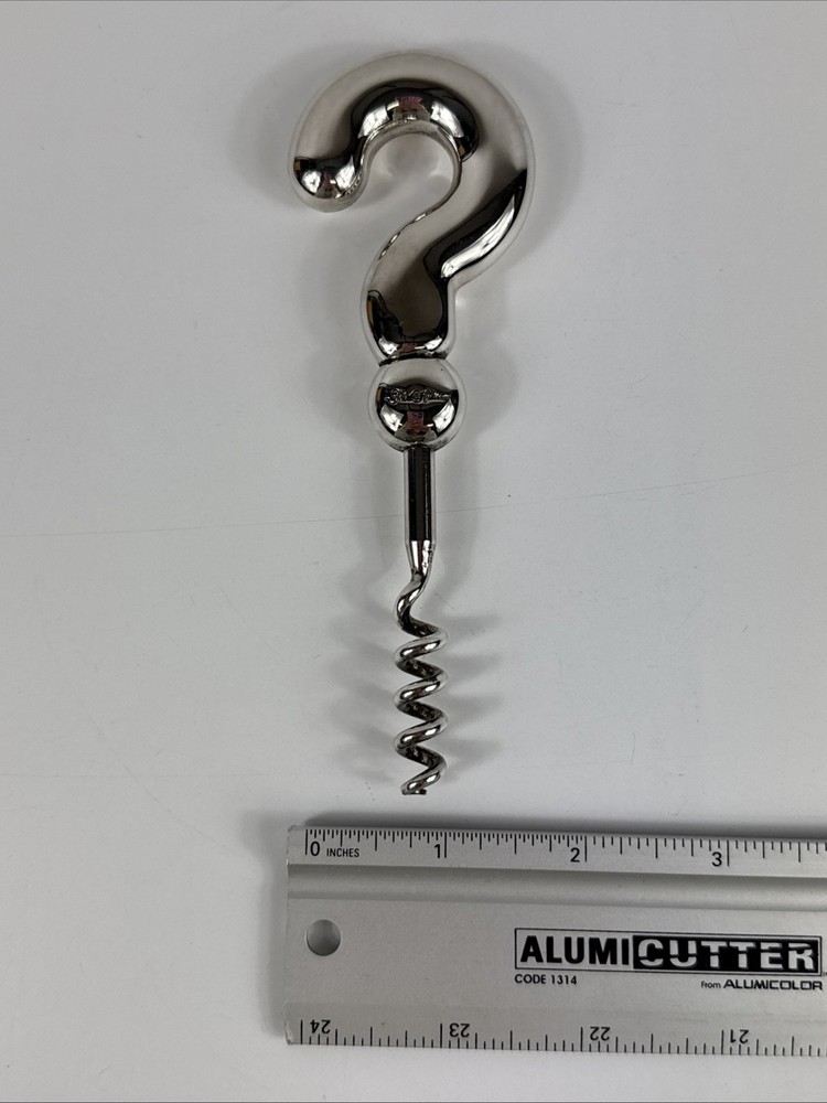 Point D’interrogation Question Mark Silver Plated corkscrew Saint Hilaire