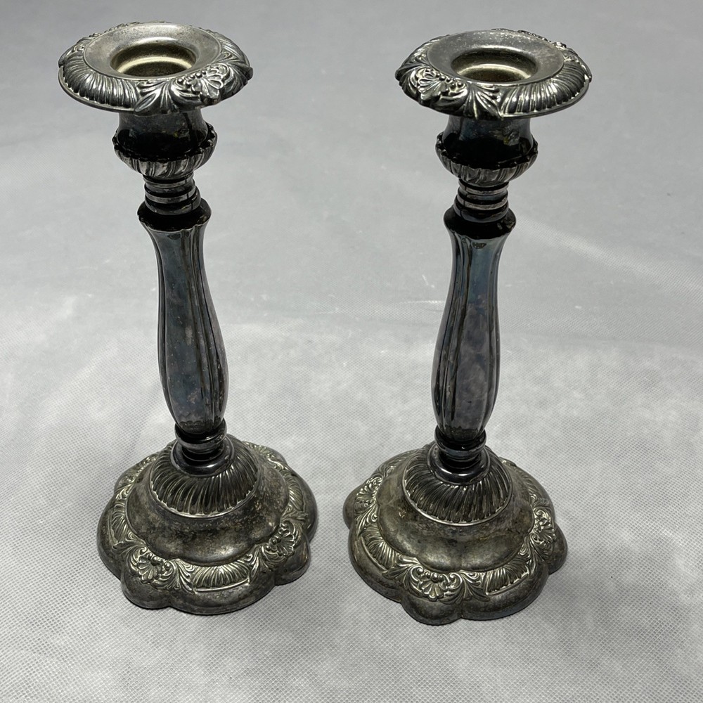 Neiman Marcus 1960s  Italian Baroque Candlesticks SET/2