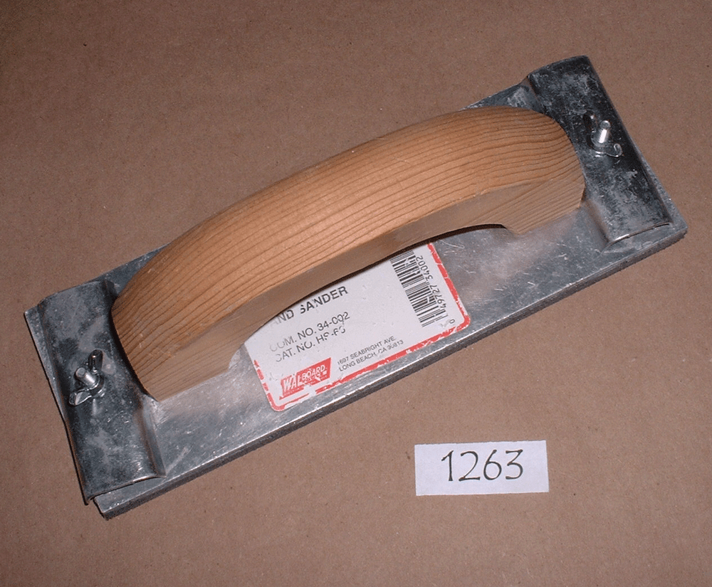WalBoard HS-66 Drywall Hand Sander with Wood Handle