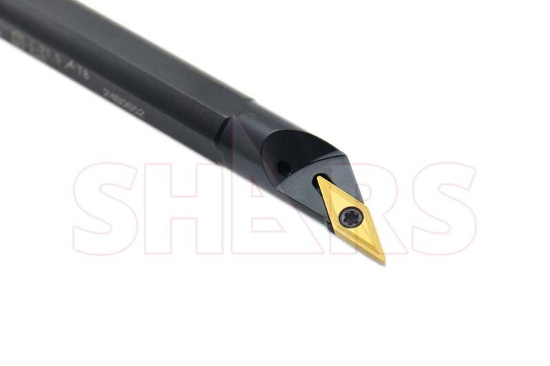 1/2" LH A08M-SVJBL-2 Coolant Through Indexable Boring Bar VBMT Insert !]