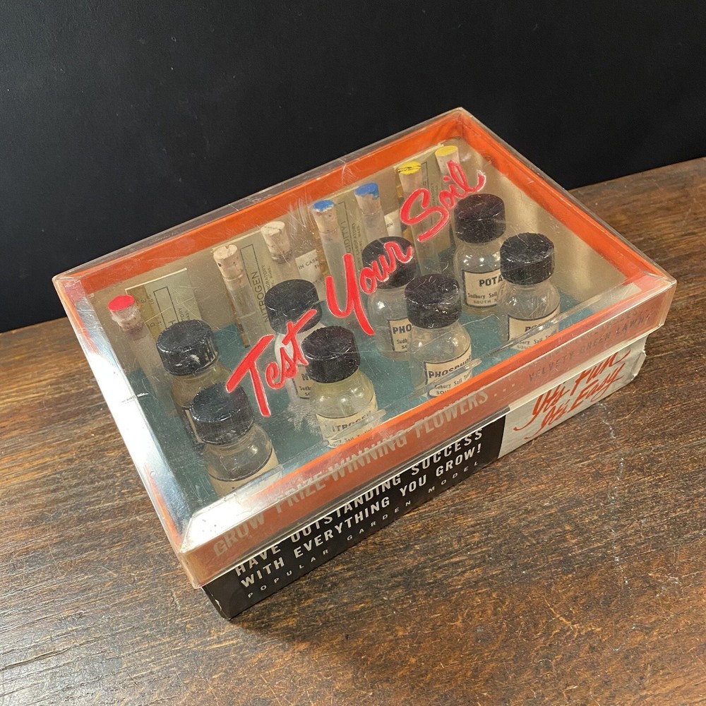 Vintage Environmental Science Sudbury Soil Test Kit for Display PRIORITY MAIL