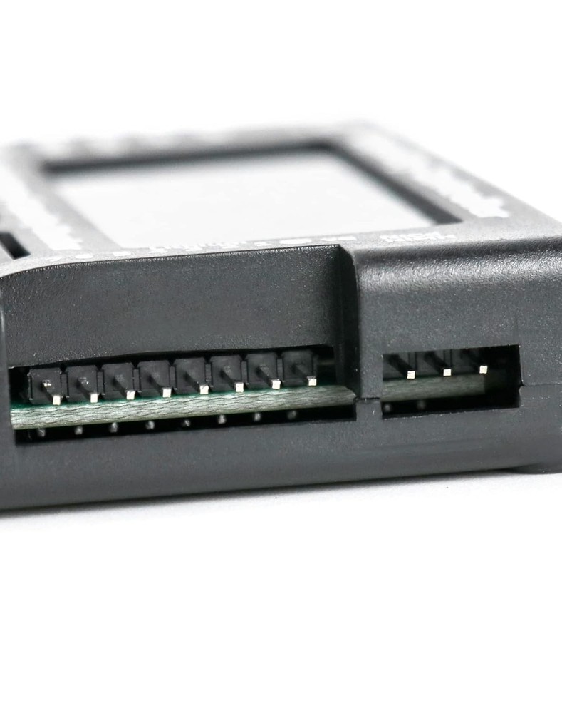 QWORK RC Cellmeter Controller Tester Voltage Tester, 7 Digital 1 Pack, Black