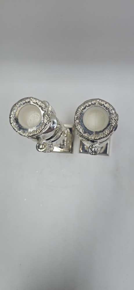International Silver Co. Nutcracker Candlesticks 7 5/8"