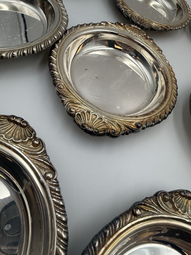 11 Vintage Coronet E.P. Copper Plated Coasters