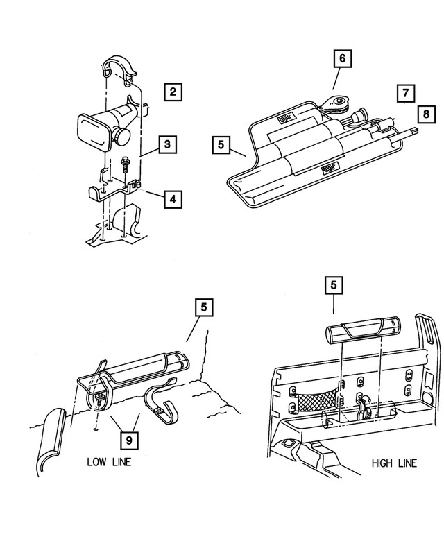 Genuine Mopar Jack Bracket 52038376