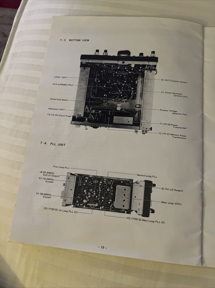 ICOM IC-R70 INSTRUCTION MANUAL ORIGINAL