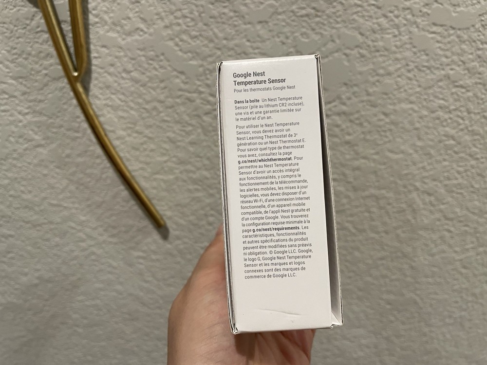 Google - Nest Temperature Sensor - White