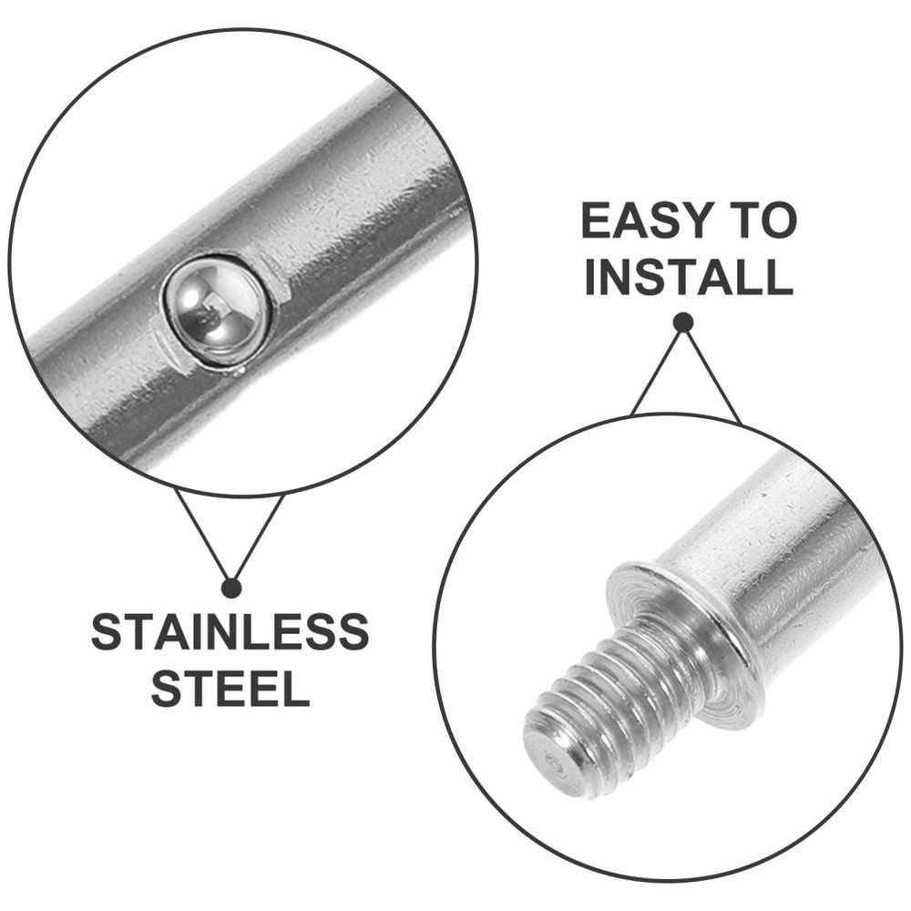 2 Pcs Sink Filter Accessories Threaded Handle for Strainer Kitchen Basket