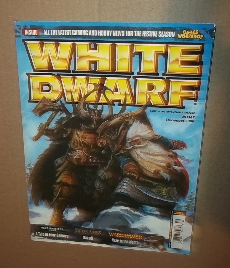 Warhammer White Dwarf issue 347 december 2008 nazgul rules / grombrindal rules
