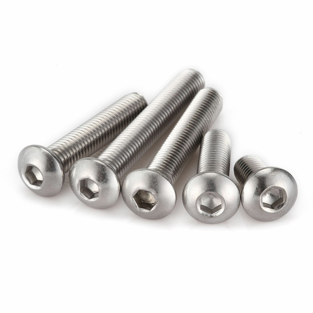M6-1.0 Button Head Socket Cap Screws A2 "18-8" S/S