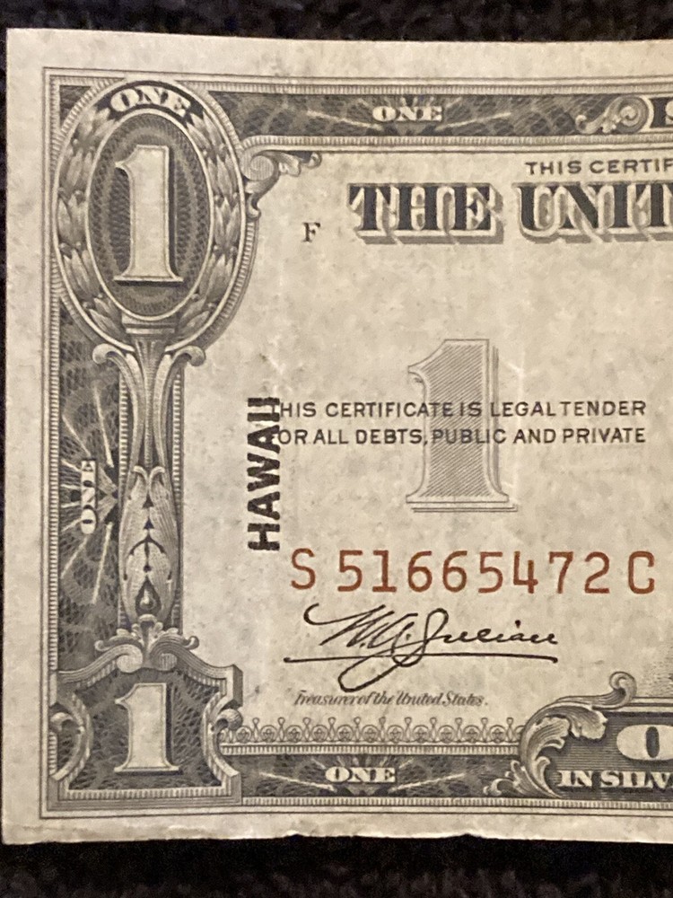 1934 A Hawaii One Dollar Note