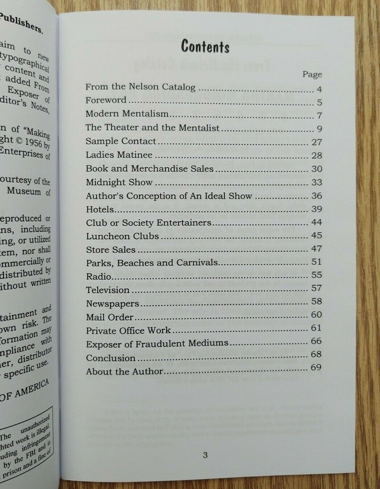 Making Mindreading Pay by Robert A. Nelson