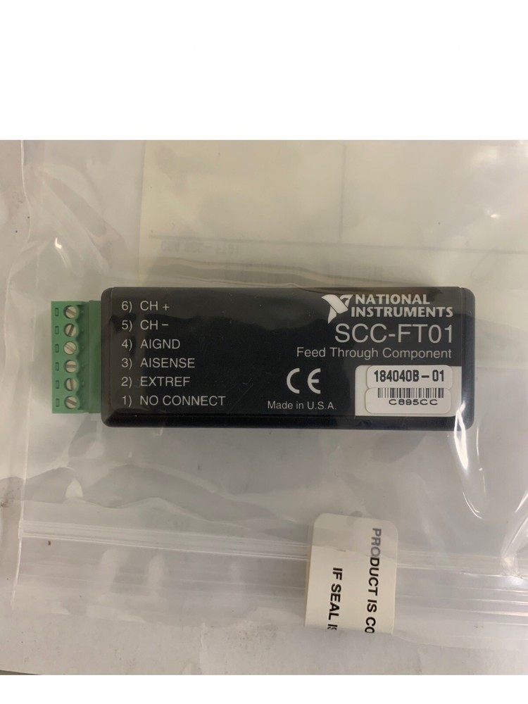 National Instruments SCC-FT01 Feedthrough Module NEW SEALED *FREE SAME DAY SHIP*