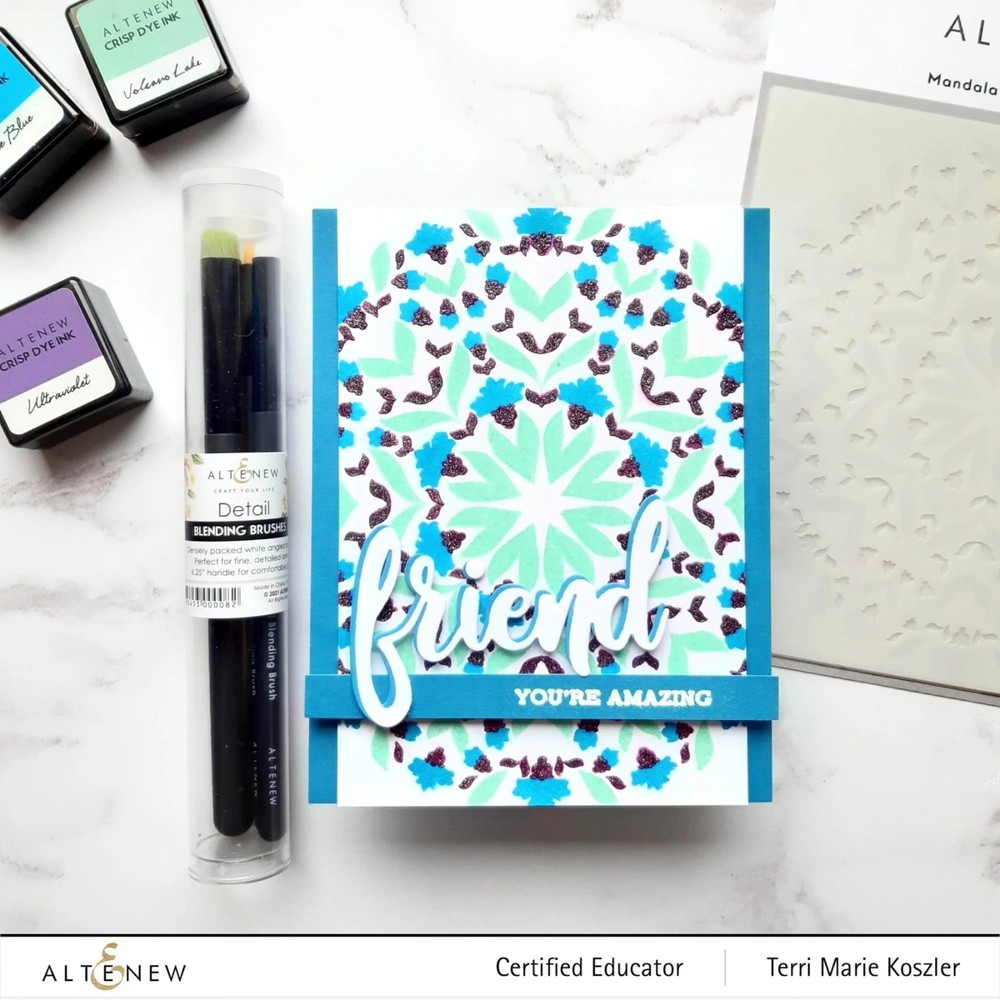 ALTENEW - MIDDLE ANGLED BLENDING BRUSH TOOL - 7mm