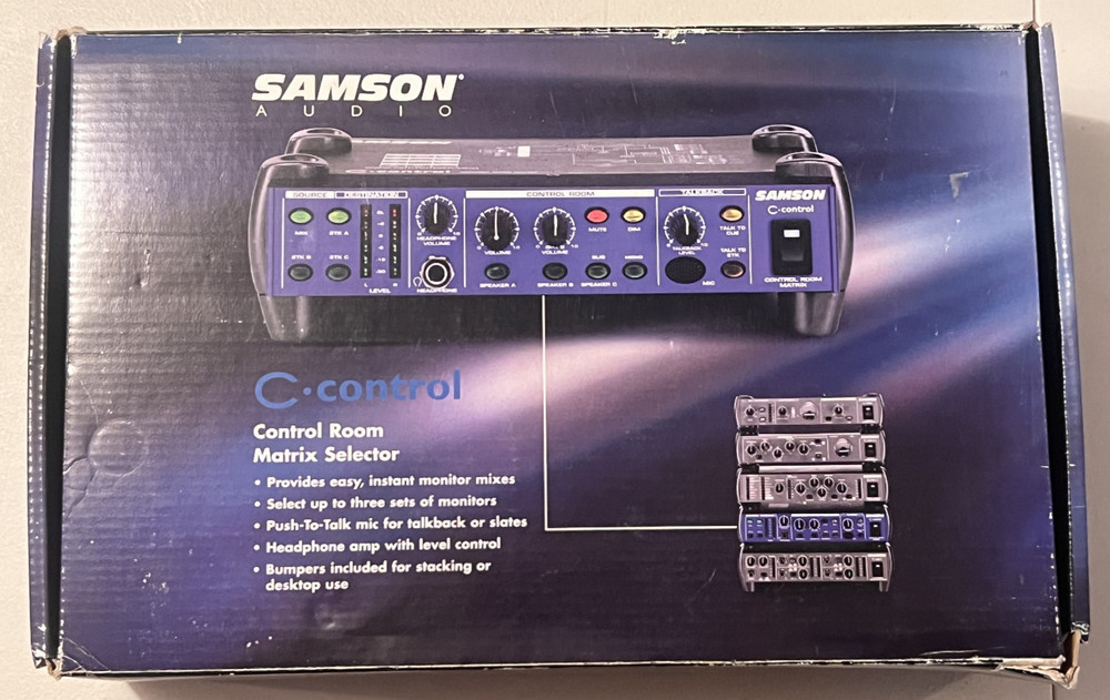 SAMSON C AUDIO CONTROL  CONTROL ROOM MATRIX SELECTOR
