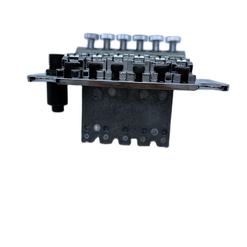 Chrome Electric Guitar Double Locking Tremolo System Bridge