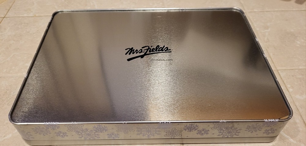 Mayweather Promotions/Mrs Fields Empty "Happy Holidays" Cookie Tin