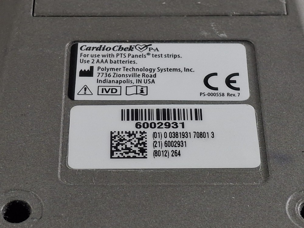 Polymer Technology Systems, Inc. CardioChek PA Analyzer