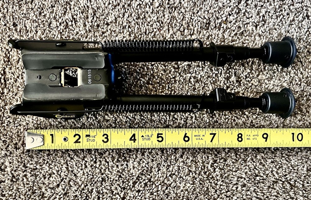 Caldwell 9"-13" Bipod, Fixed Model -Black