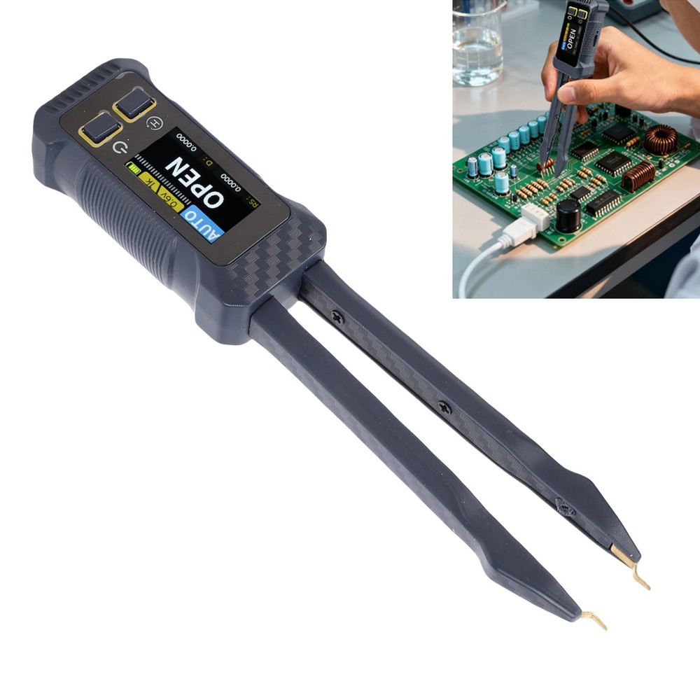 Bridge Tweezers SMD Component Tester Resistance Capacitance Inductance