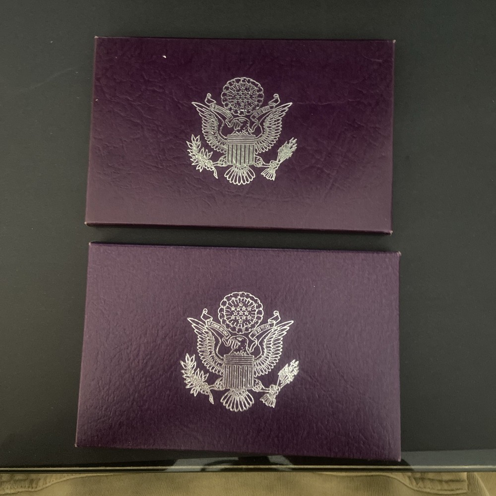 1988 S & 1992 S US Official Proof Set Original