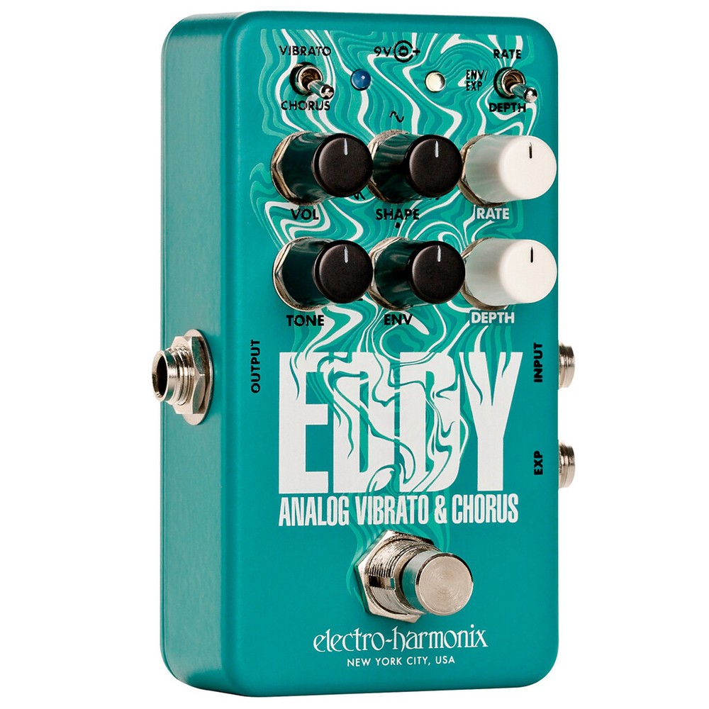 Electro-Harmonix Eddy Chorus Vibrato Effects Pedal w/ Expression