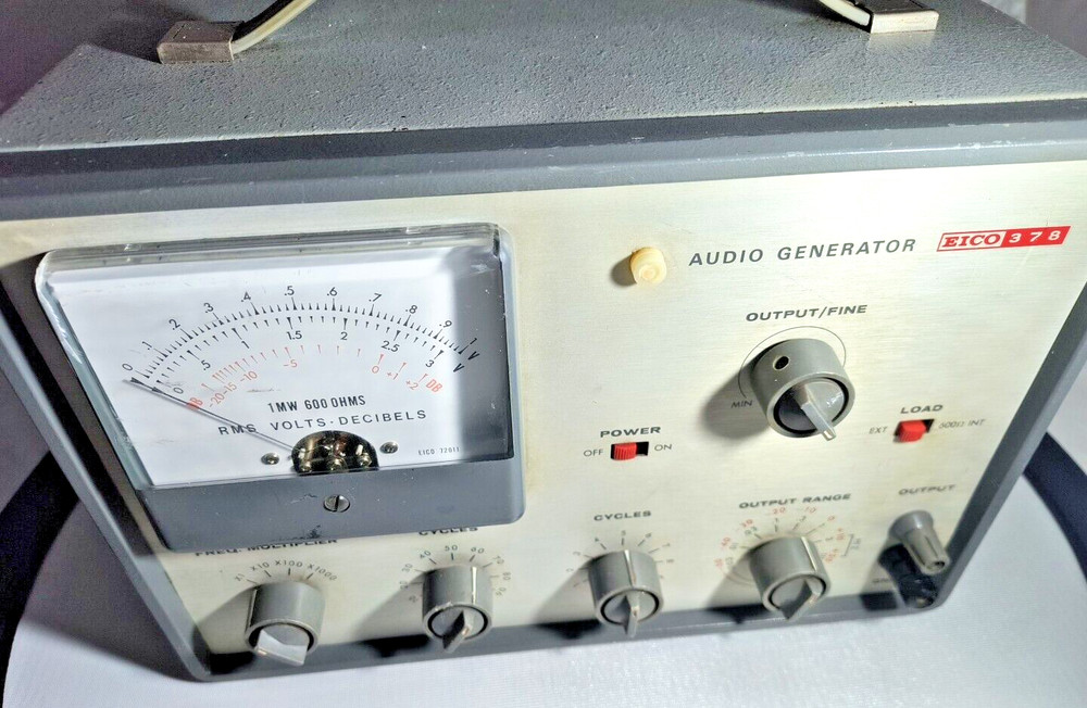 EICO 378 Audio Generator-TESTED WORKING