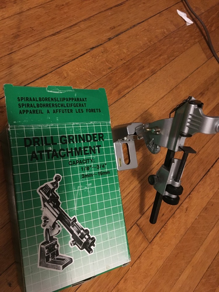 Drill grinder attachment