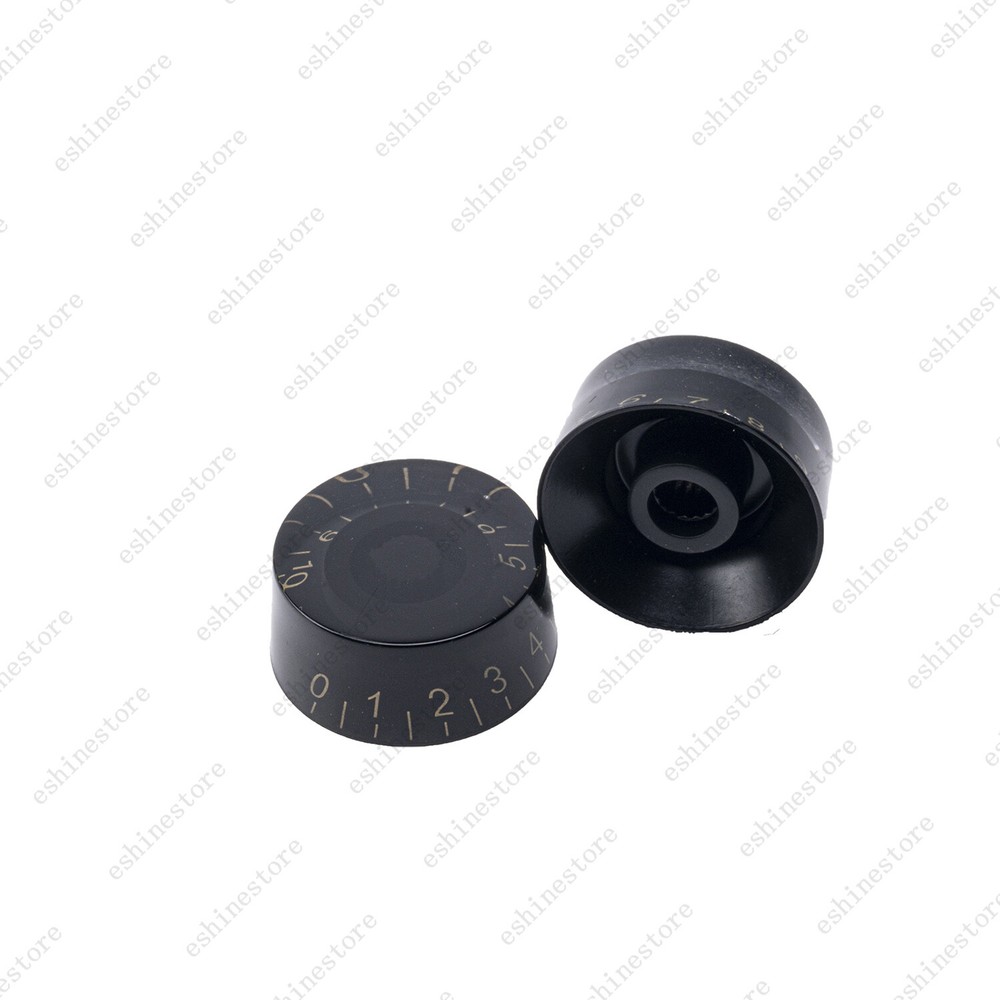 4 Pcs Black LP Custom Control Knobs Speed Dial Knobs for Les Paul SG Guitar