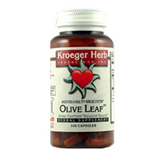 Olive Leaf 100 Caps By Kroeger Herb