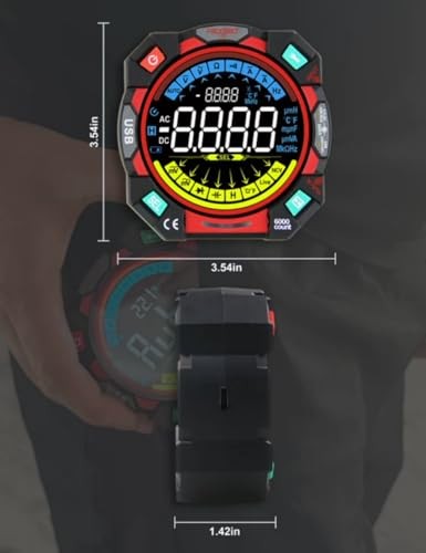 Portable Digital Multimeter Tester 6000 Counts VA Display Auto-Ranging