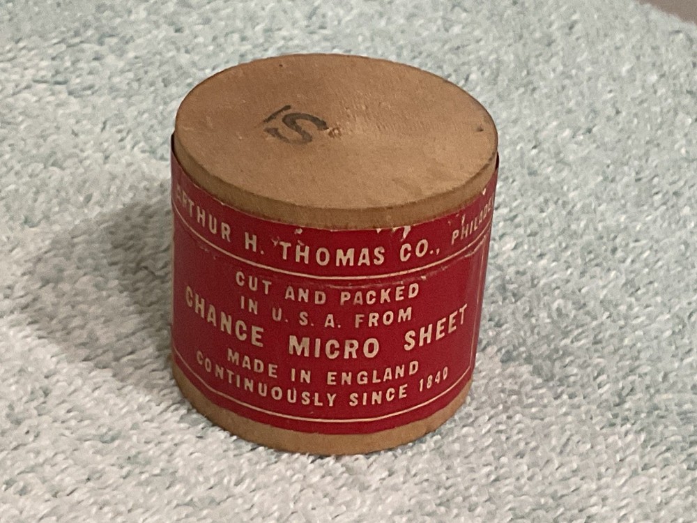 New Unsealed Container Arthur Thomas Chance Micro Sheet Slide Covers Microscope