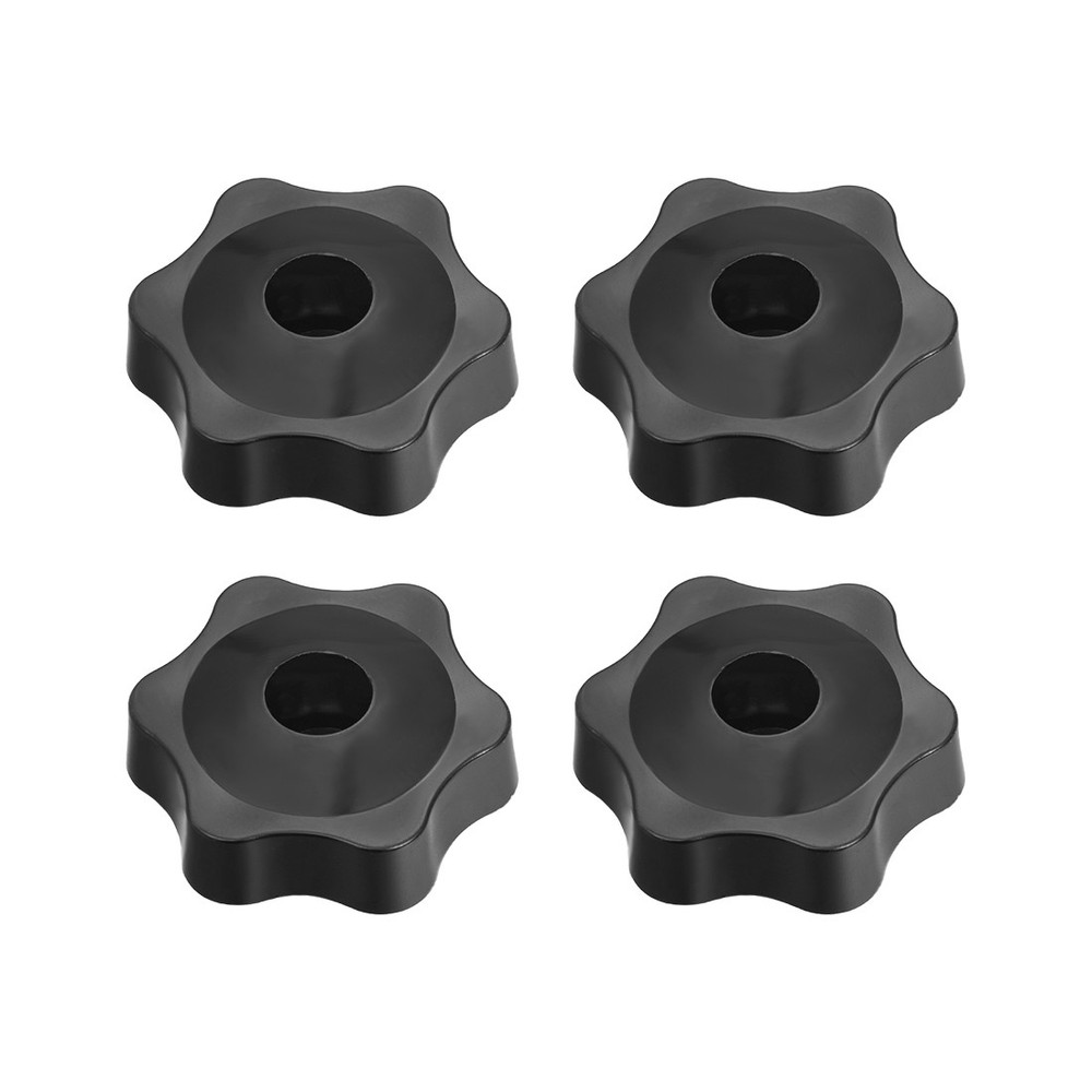 Screw locking handle handles threaded knobs M6 4 star pcs