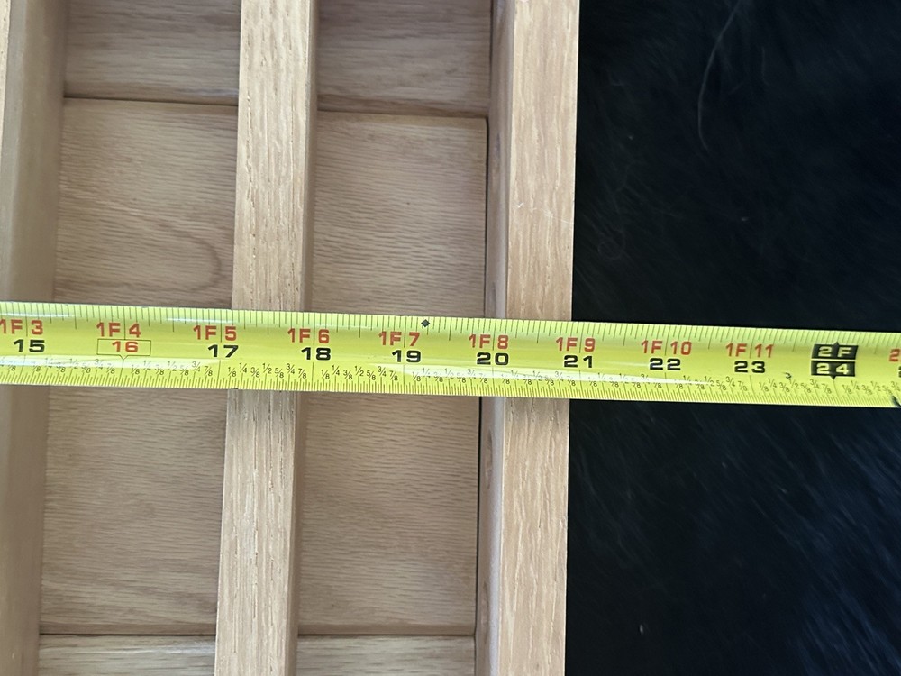 Golf Ball Display Rack - Solid Oak- With Bonus Golf Training Mat