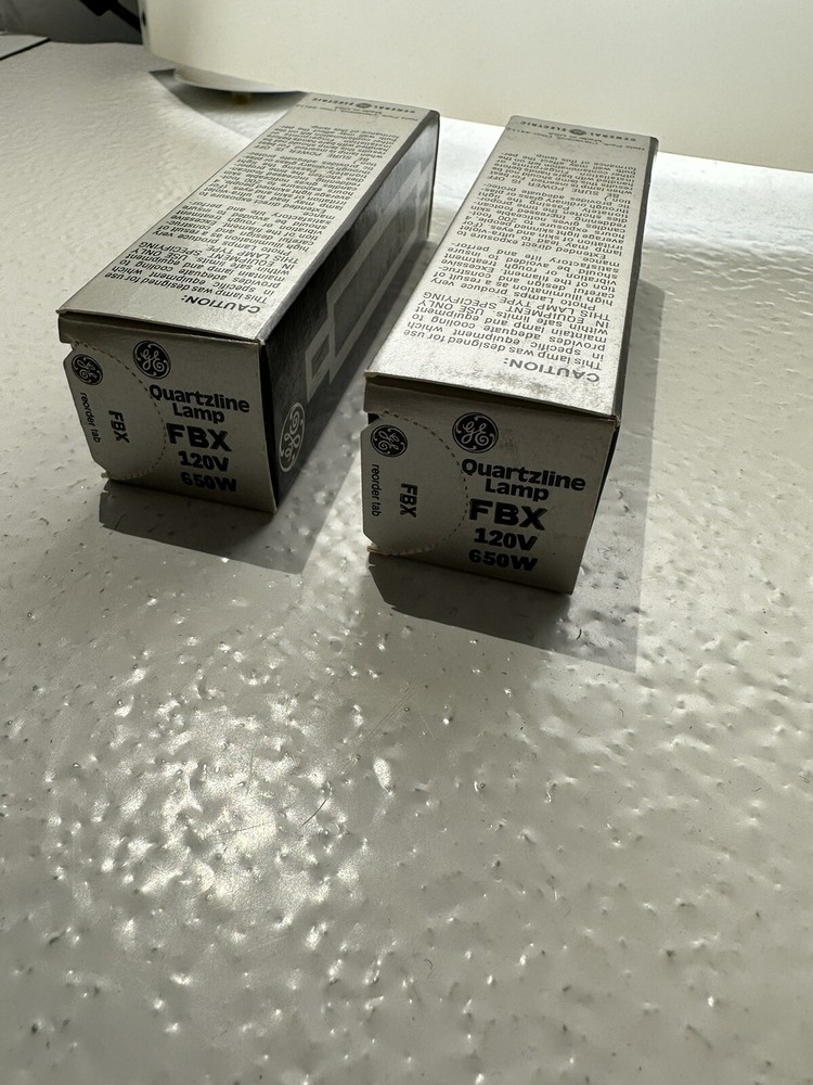 FBX "2-pack" projector lamp dj lighting stage studio bulb 120v 650w, G.E.