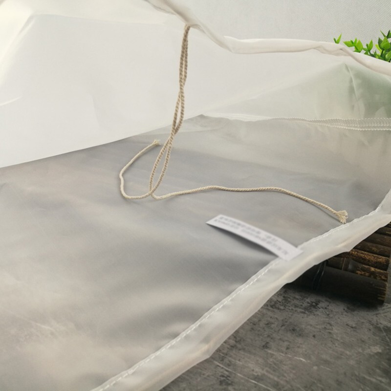 Reusable Milk Tea Fruit Juice Finest Mesh Strain Filter Bag Brew Wine 40*60cm