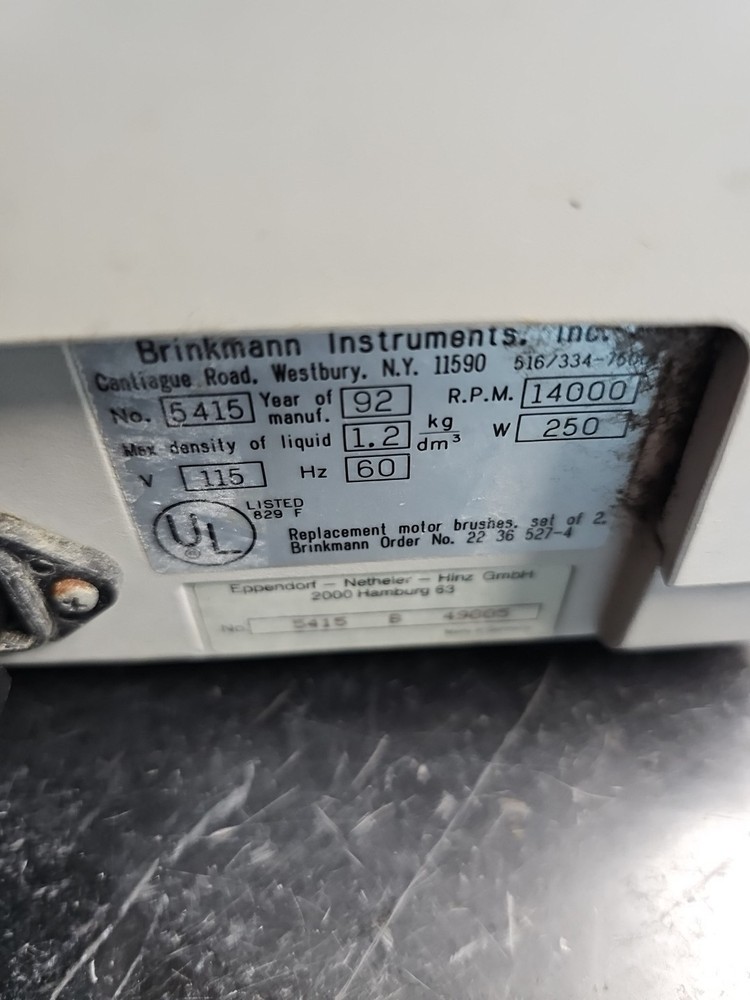 Eppendorf 5415C 115V Micro Centrifuge