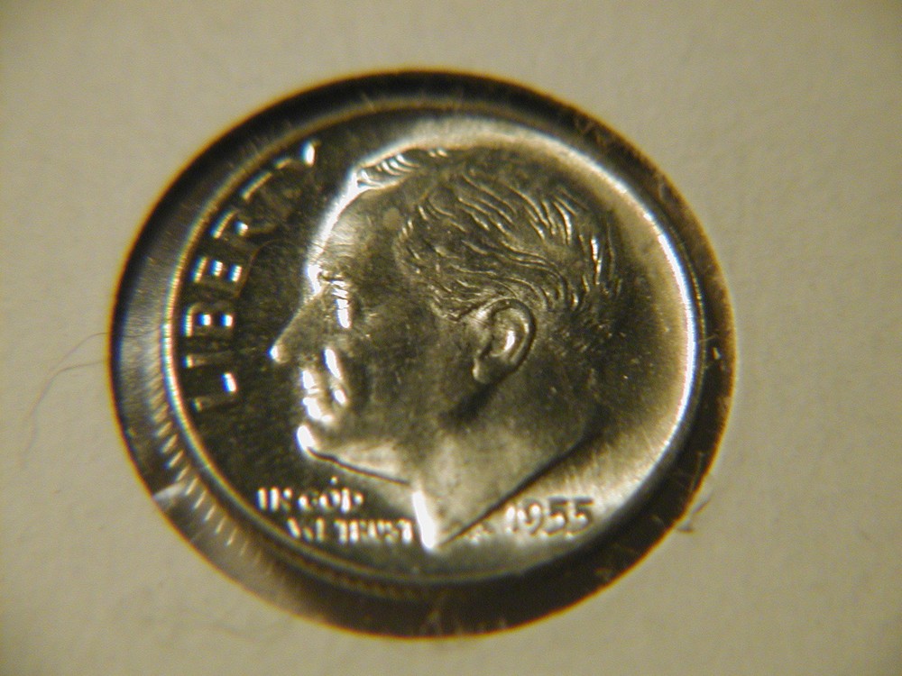 1955-D Roosevelt Dime BU uncirculated !