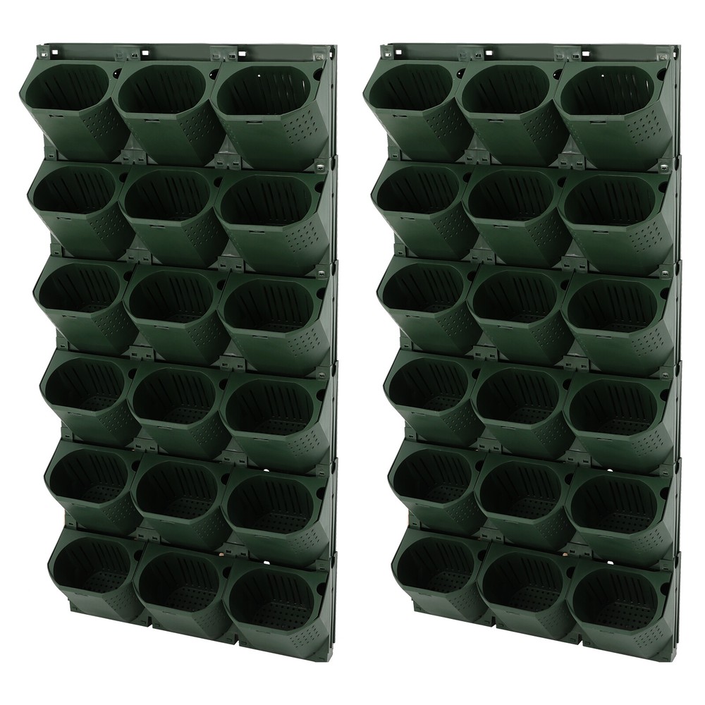 Vertical Wall Planter with 36 Pots - Space-Saving Garden Solution