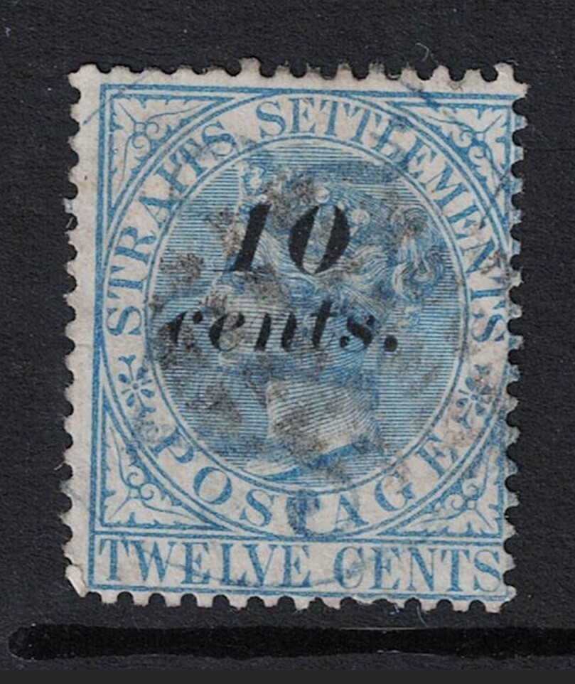 Straits Settlements SG# 45 Used Ultramarine - S20259