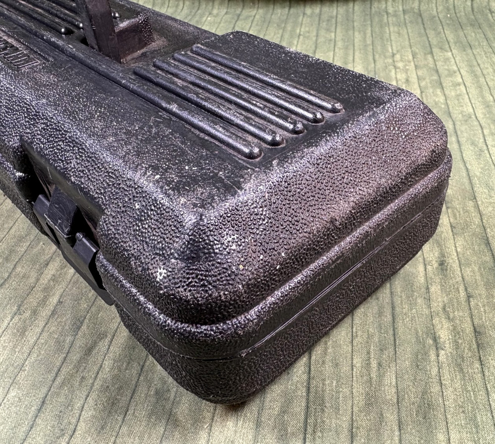 Vintage SEARS CRAFTSMAN (empty) Black Tool Box Case 65117 ~ U.S.A.