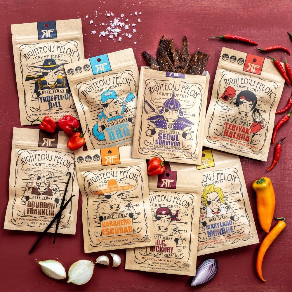 Keto-Friendly Beef Jerky Sampler - Low Sugar Snack Pack