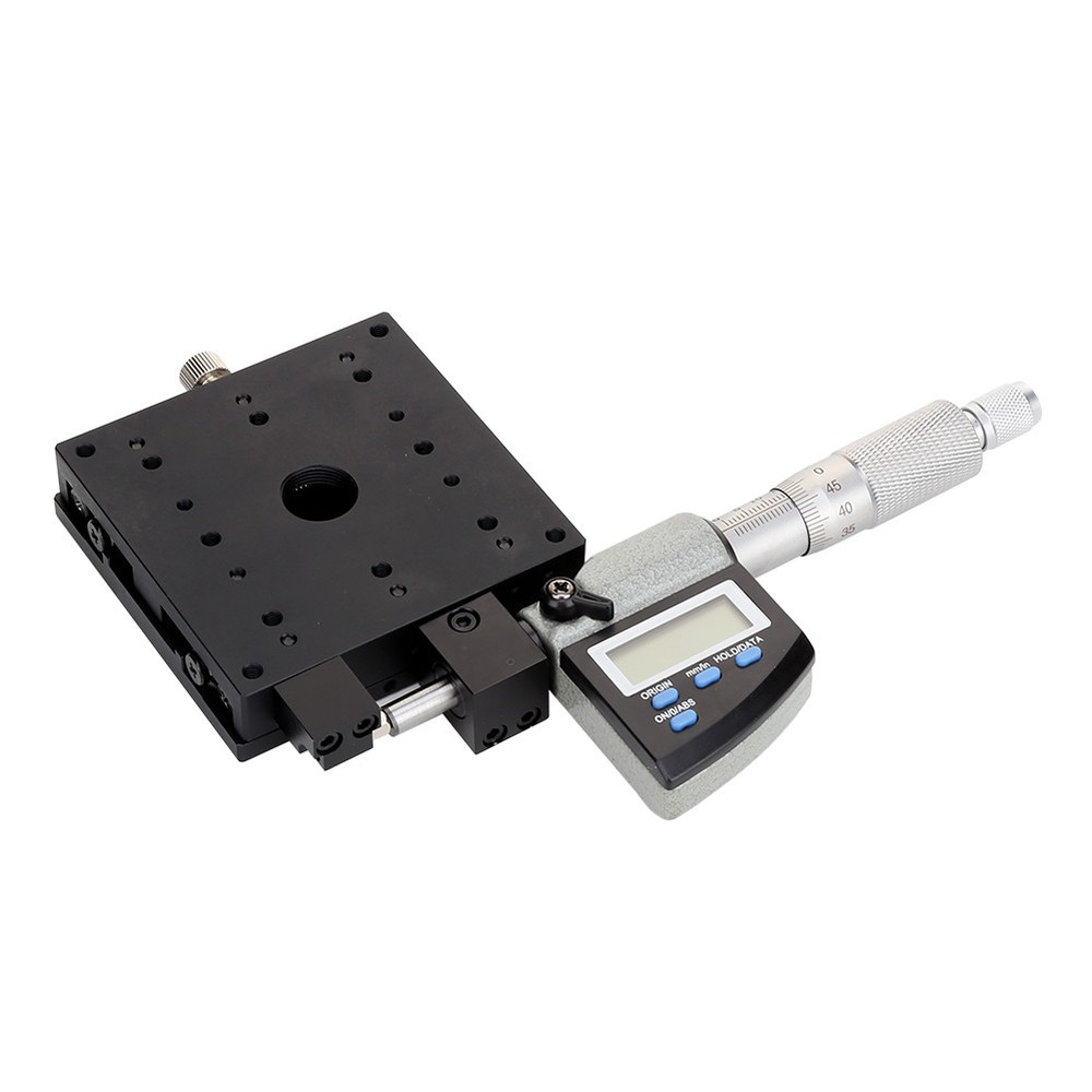 Micrometer Platform Digital 80x80mm 0.001mm Linear Translation Stage Tool Part