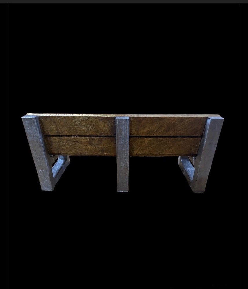 Rustic Hand painted Bench Fingerboard Obstacle