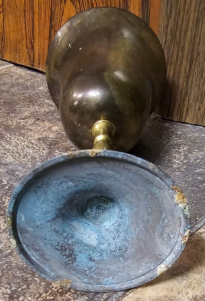 1 Solid Brass Goblet