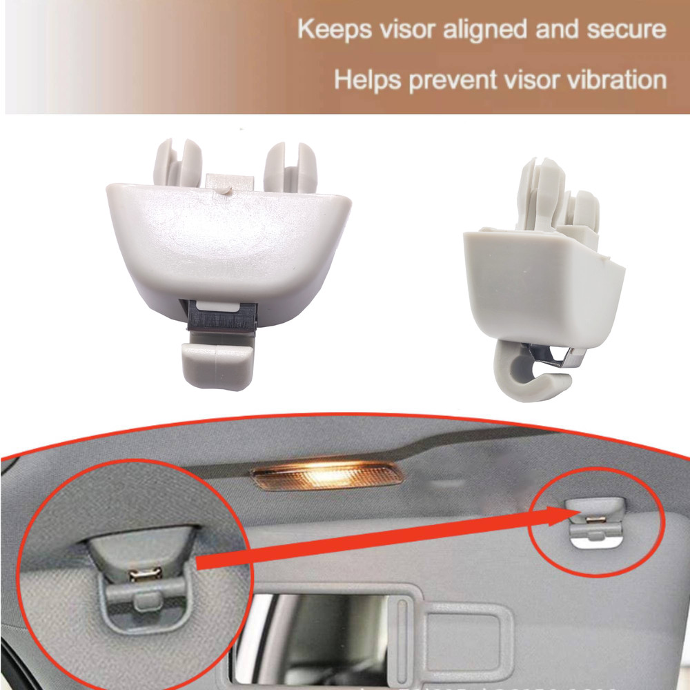 2PCS Sun Visor Support Clip Holder Bracket for 2012-2015 Volkswagen Passat